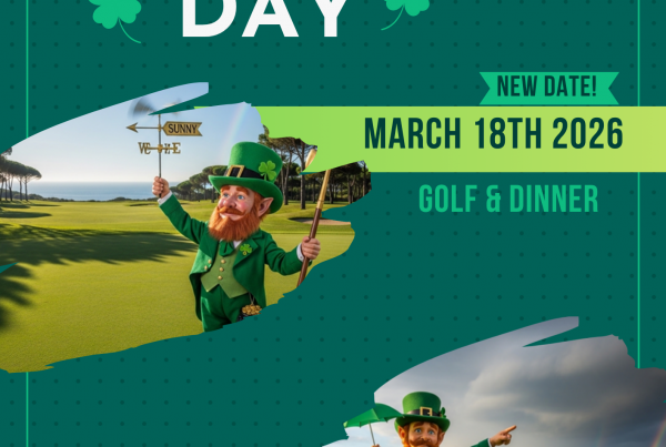 Save the date The PDR St Patrick’s Day golf event and dinner will be held on the 18th of March 2026